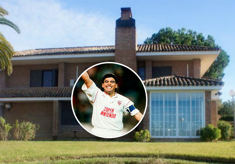 Se vende la casa de Maradona en Sevilla