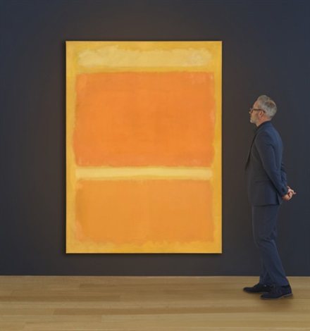 Mark Rothko, Untitled (Yellow, Orange, Yellow, Light Orange) (Sin título [naranja, ciruela, amarillo])