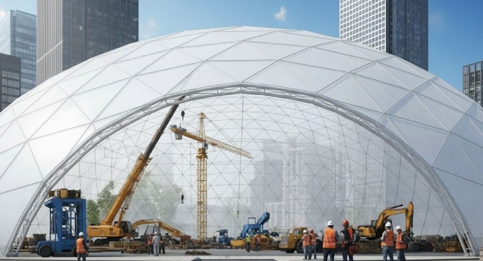 Cúpulas Industriales en Construcción: Innovación, Aislamiento y Eficiencia