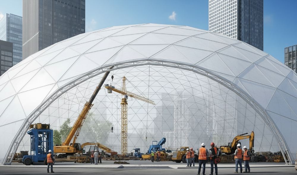 Cúpulas Industriales en Construcción: Innovación, Aislamiento y Eficiencia