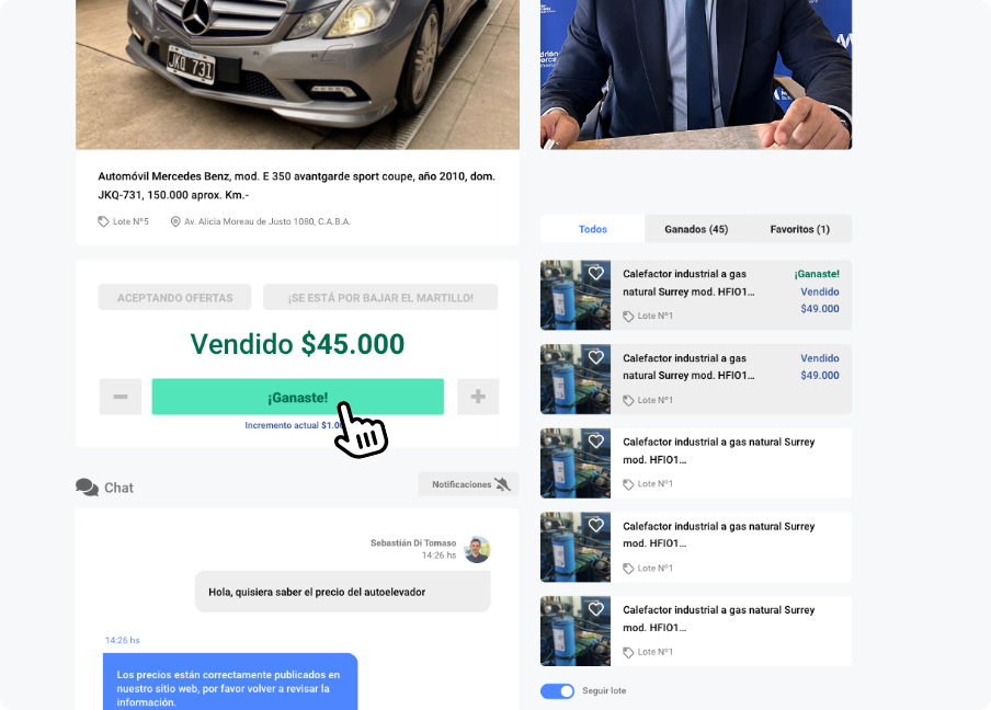 Cómo saber si tu oferta es ganadora.